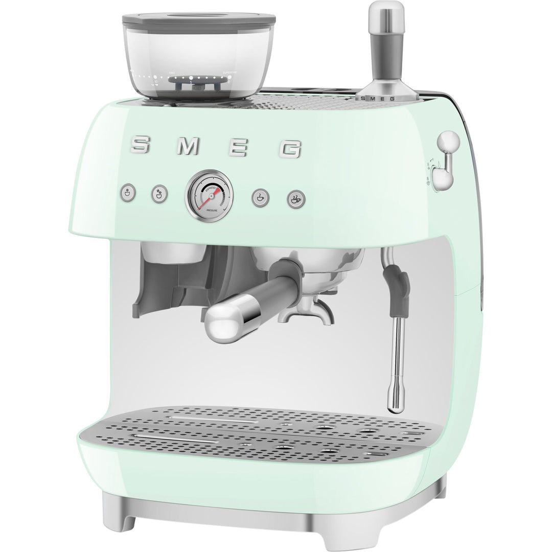 SMEG 50's Style Siebträgermaschine, Pastellgrün
