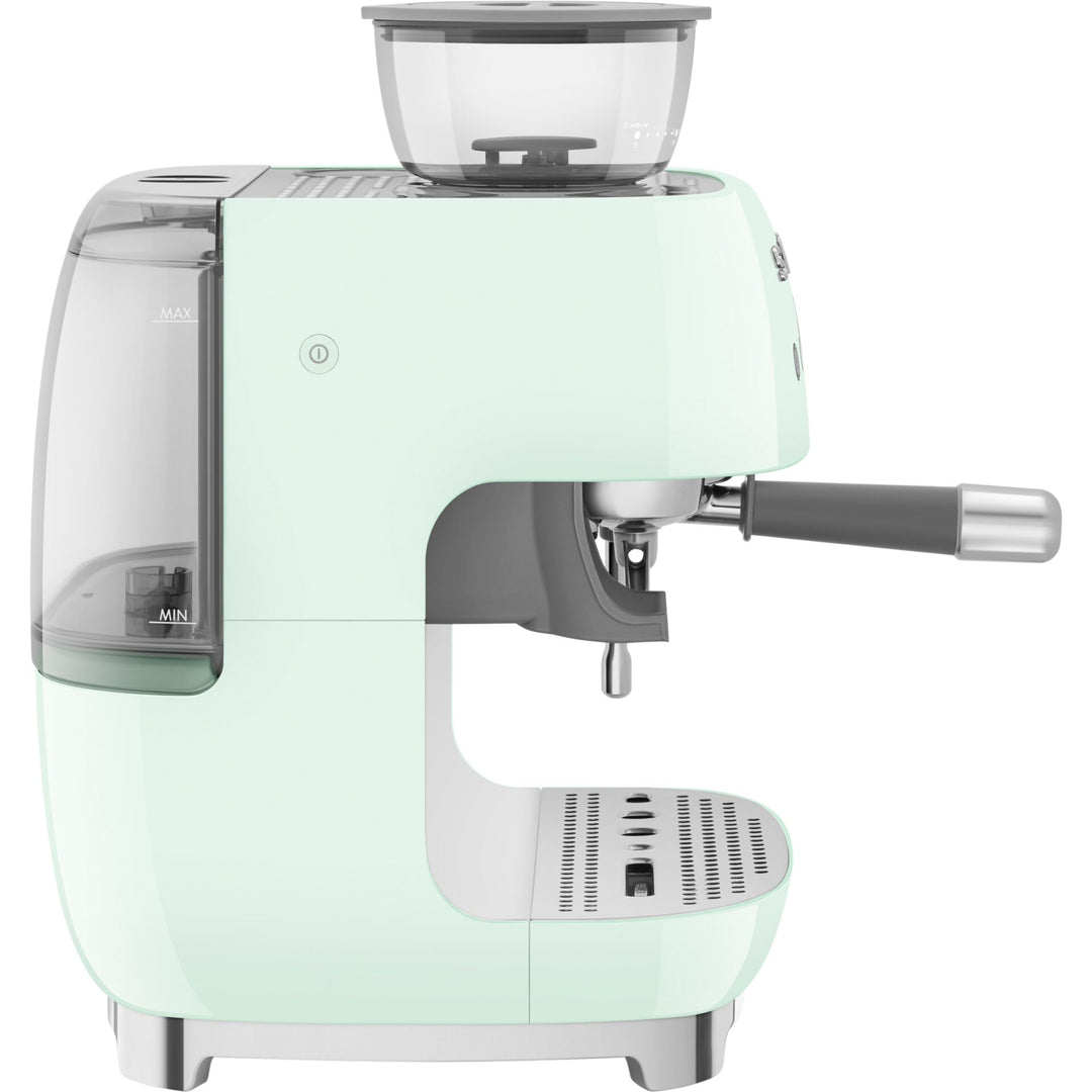 SMEG 50's Style Siebträgermaschine, Pastellgrün