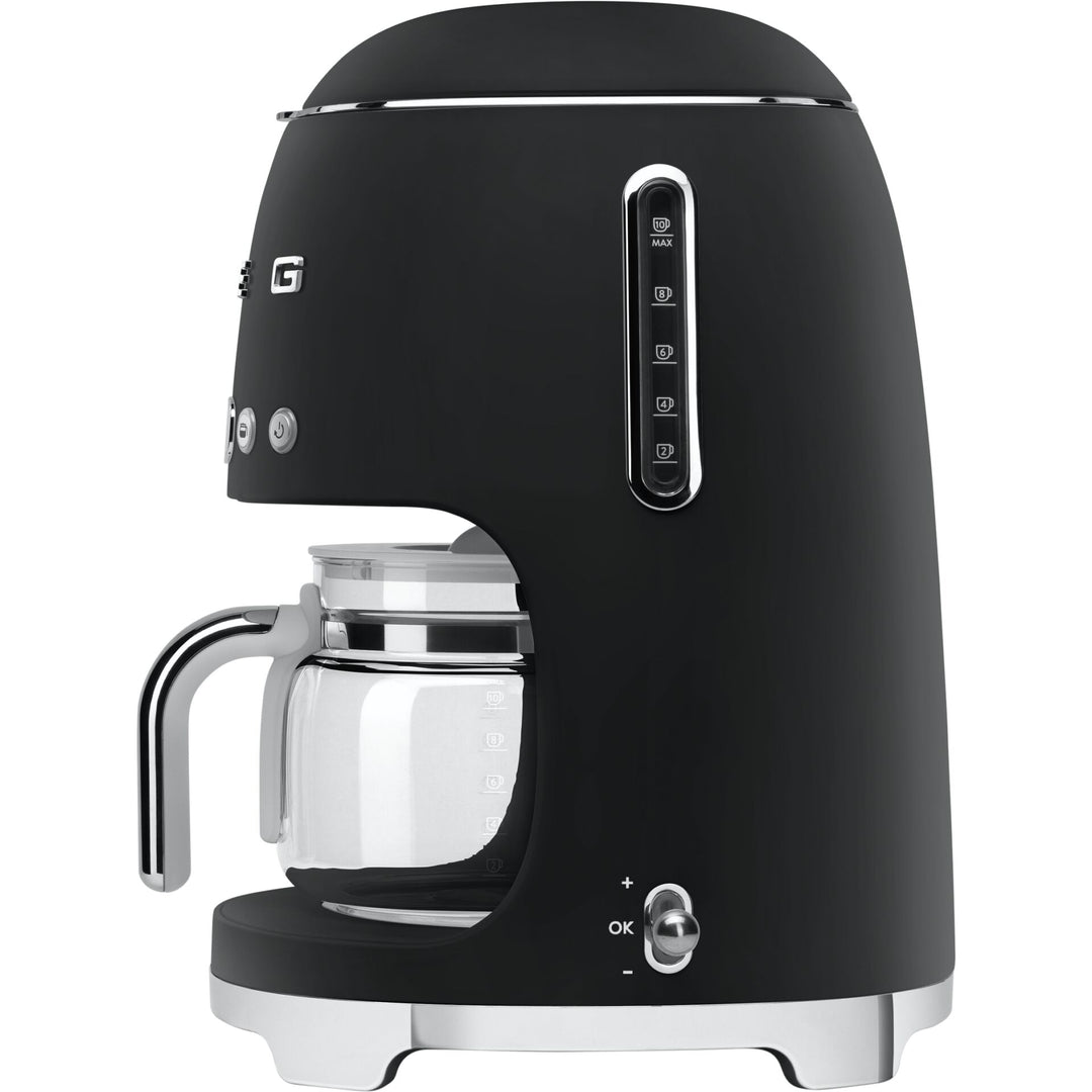 SMEG 50's Style Filterkaffeemaschine, Mattschwarz