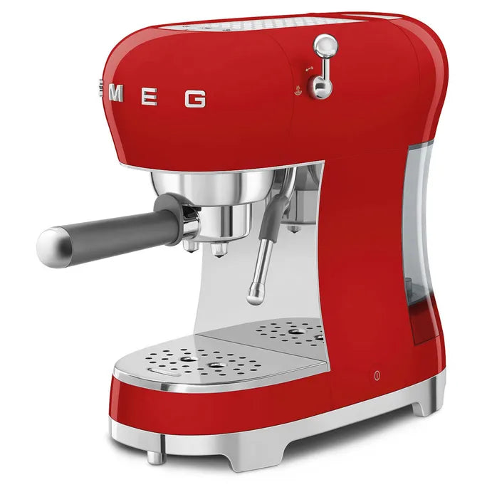 SMEG 50's Style Espressomaschine, Rot