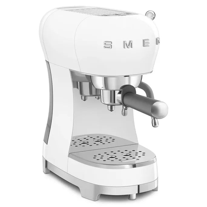 SMEG 50's Style Espressomaschine, Weiss