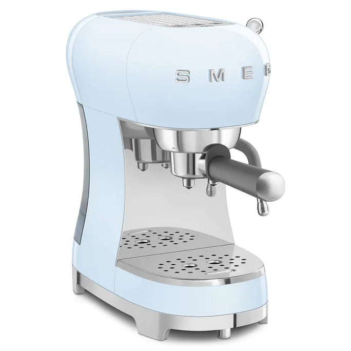 SMEG 50's Style Espressomaschine, Pastellblau
