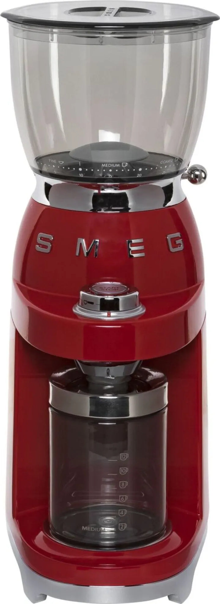SMEG 50's Style Kaffeemühle, Rot