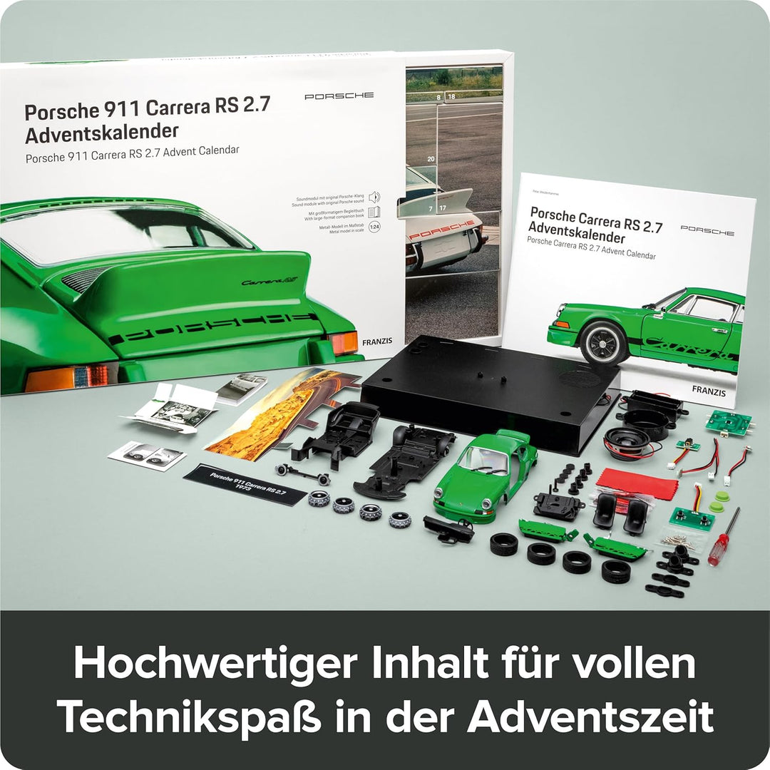 Franzis Porsche 911 Carrera RS 2.7 Adventskalender