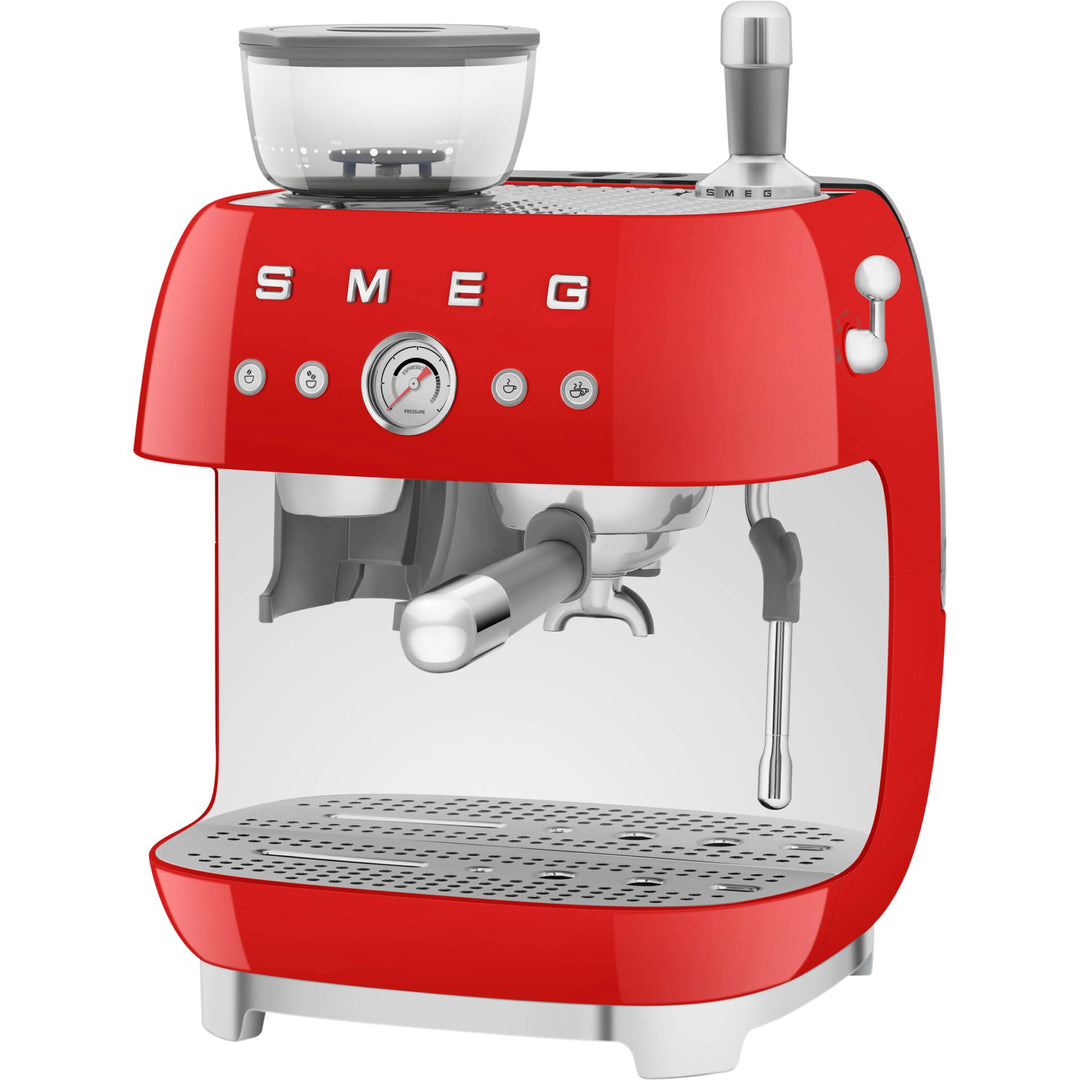 SMEG 50's Style Siebträgermaschine, Rot