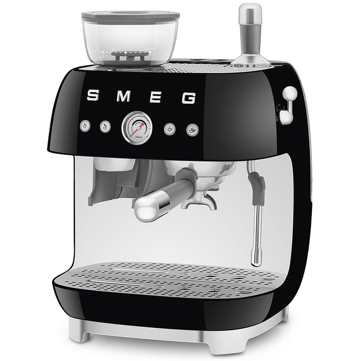 SMEG 50's Style Siebträgermaschine, Schwarz