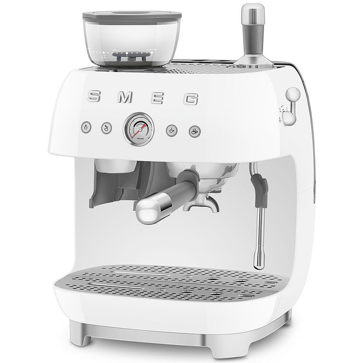 SMEG 50's Style Siebträgermaschine, Weiss