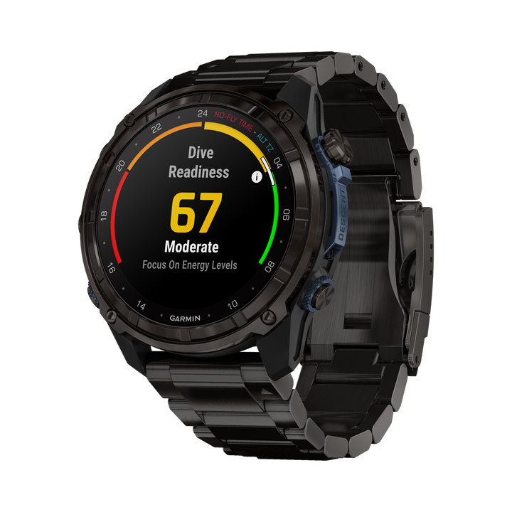 Garmin Descent Mk3i, 51mm, schwarz mit Titanarmband