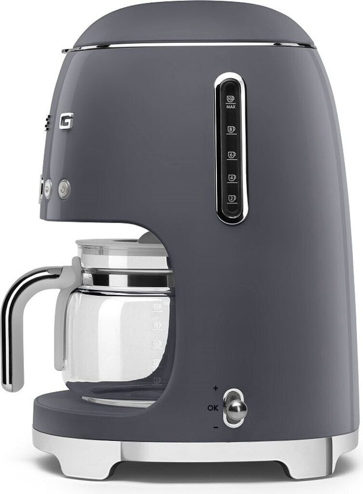 SMEG 50's Style Filterkaffeemaschine, Grau
