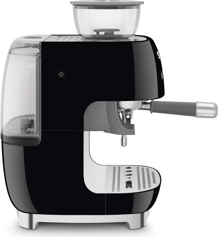 SMEG 50's Style Siebträgermaschine, Schwarz