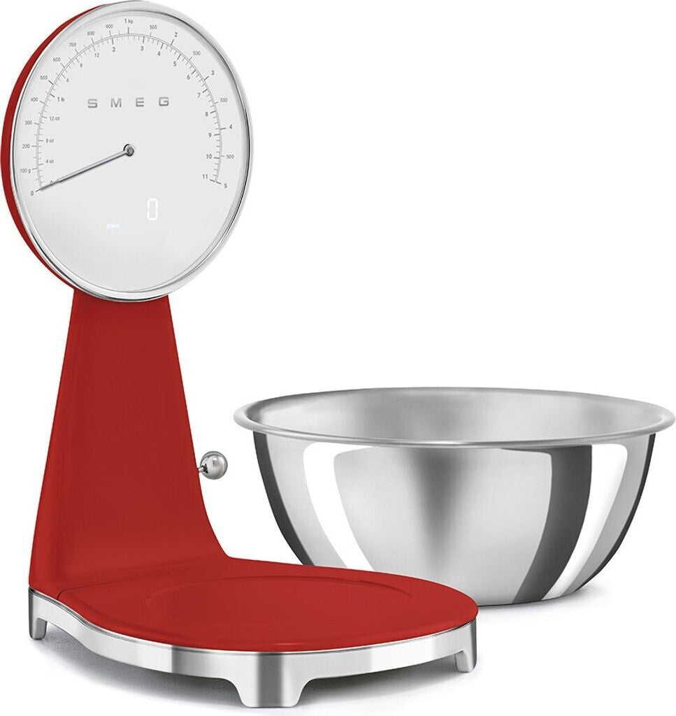 SMEG 50's Style Küchenwaage, Rot