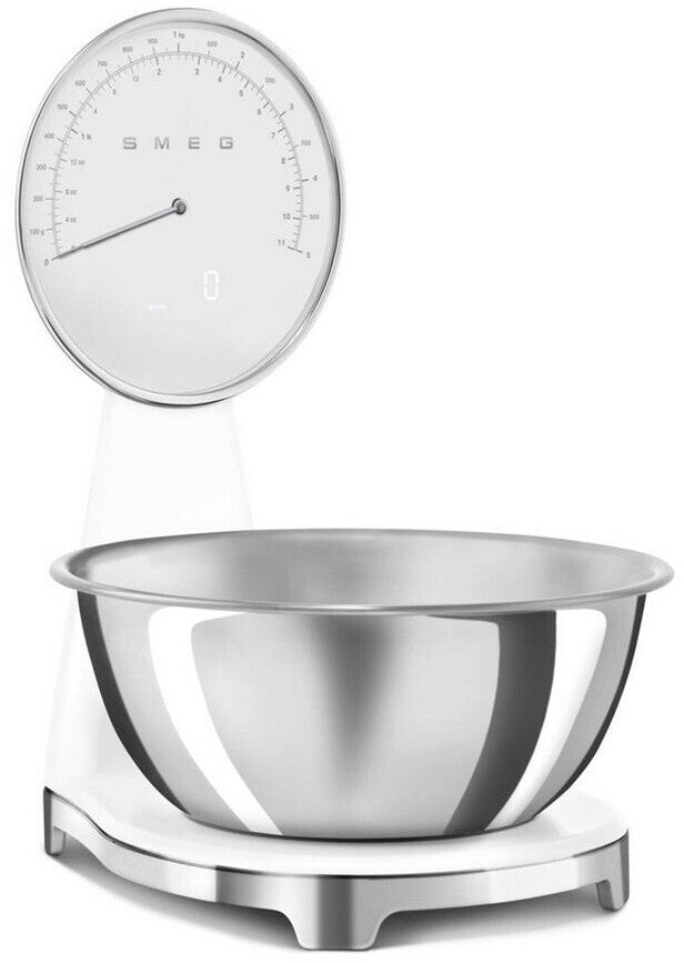 SMEG 50's Style Küchenwaage, Weiss