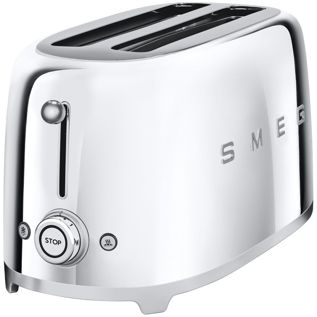 SMEG 50's Style Toaster, Silber - Lang