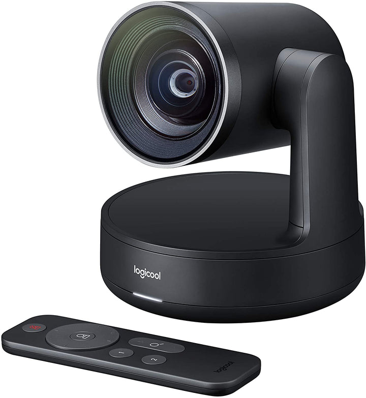 Logitech 960-001224 RALLY Plus, Ultra-HD Konferenzkamera mit Zubehör, schwarz