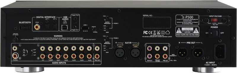 Advance Paris X-P500 Phono-Vorverstärker schwarz