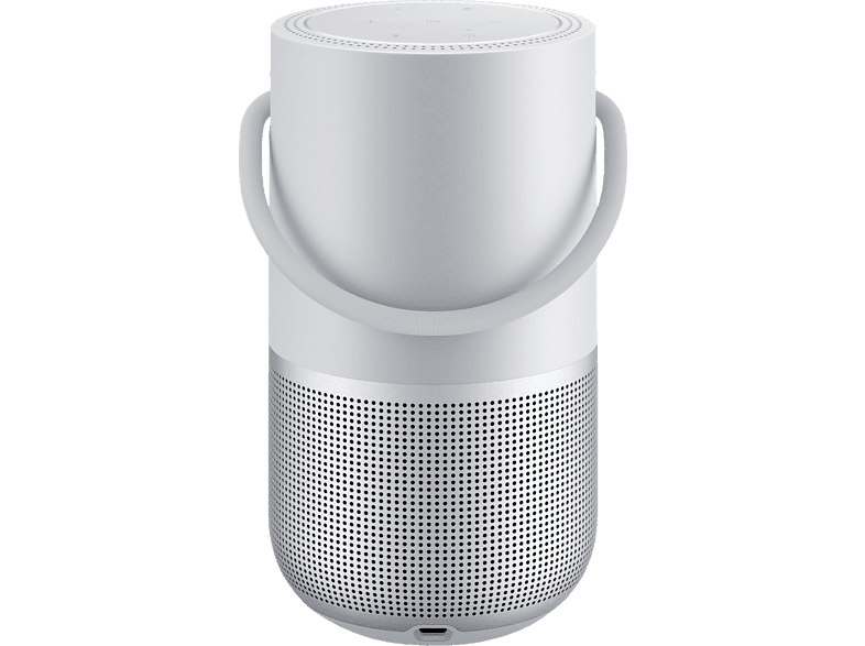 BOSE Portable Home Speaker Lautsprecher App-steuerbar, Bluetooth, Silber