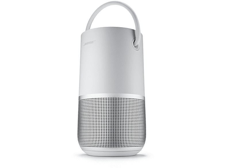 BOSE Portable Home Speaker Lautsprecher App-steuerbar, Bluetooth, Silber