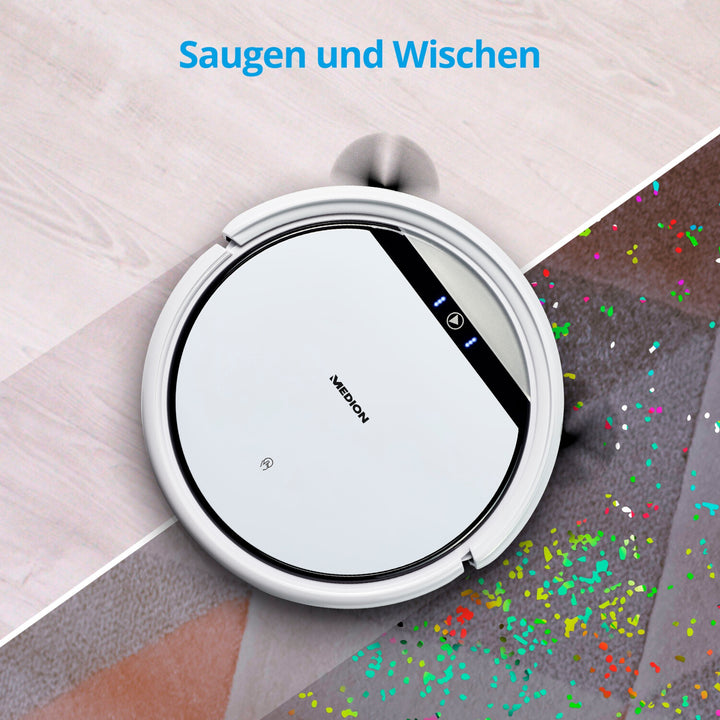 MEDION Saugroboter mit Ladestation E32
