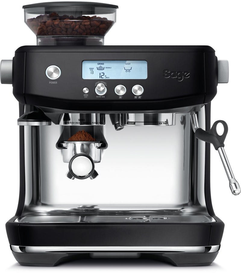 Sage Espresso Maschine the Barista Pro Black steel, Kaffeevollautomat