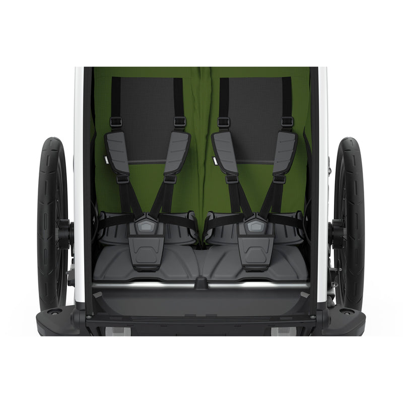 THULE Chariot Cab 2, Aluminium/Cypress Green 2021