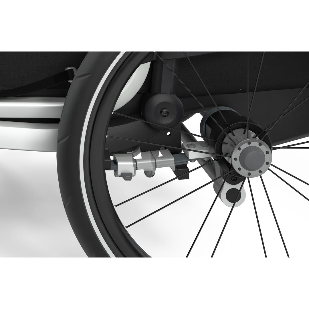 THULE Chariot Cab 2, Aluminium/Cypress Green 2021