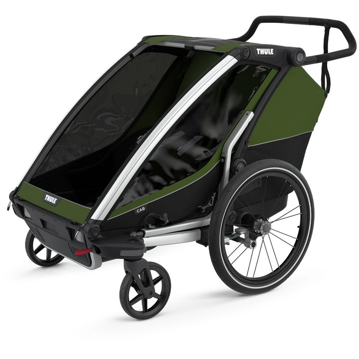 THULE Chariot Cab 2, Aluminium/Cypress Green 2021