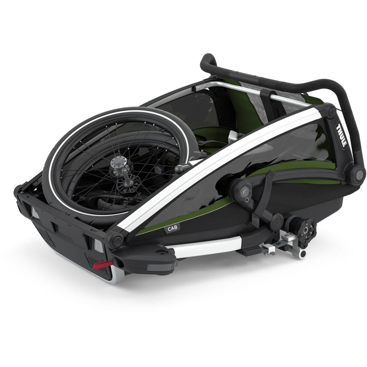 THULE Chariot Cab 2, Aluminium/Cypress Green 2021